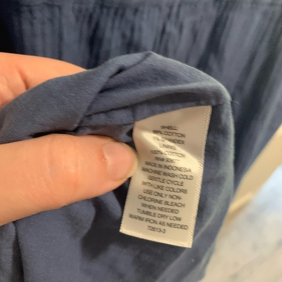 A.n.a Blue Shirt Dress Size XL NWT . - Picture 6 of 6